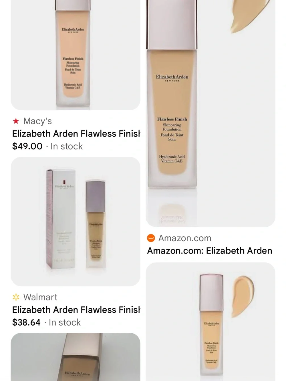Elizabeth Arden make up, lotion and red bag bundle